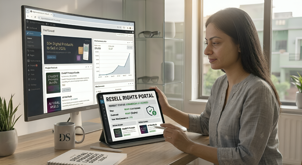 resell digital products commercial licence etsy gumroad 2026