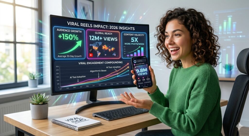 viral reels statistics social media growth 2026
